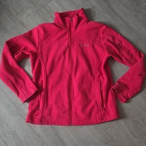 Columbia Jacket Zip Up Size Large Womens Pink Coat